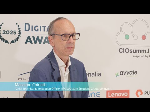 Massimo Chiriatti (Lenovo): Dati, AI multimodale e infrastrutture per l’innovazione