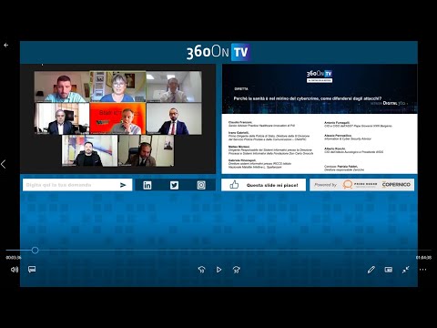 360ON TV E4 S1: Perché la sanità è nel mirino del cybercrime, come difendersi dagli attacchi?