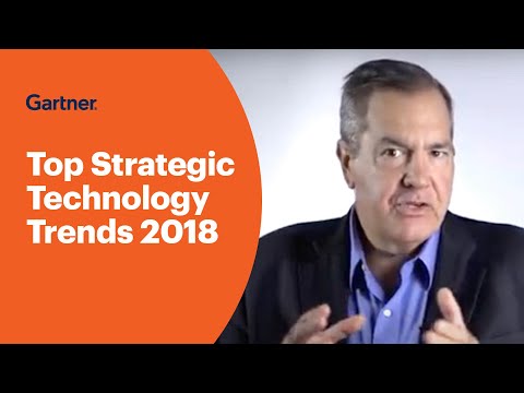 Gartner Top 10 Strategic Technology Trends 2018