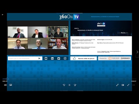 360ON TV E4 S2: Ransomware, in Sanità: la minaccia finale