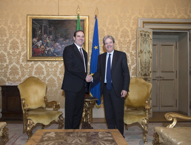 A un anno dal debutto di Digitaliani: il Ceo di Cisco Chuck Robbins con Gentiloni