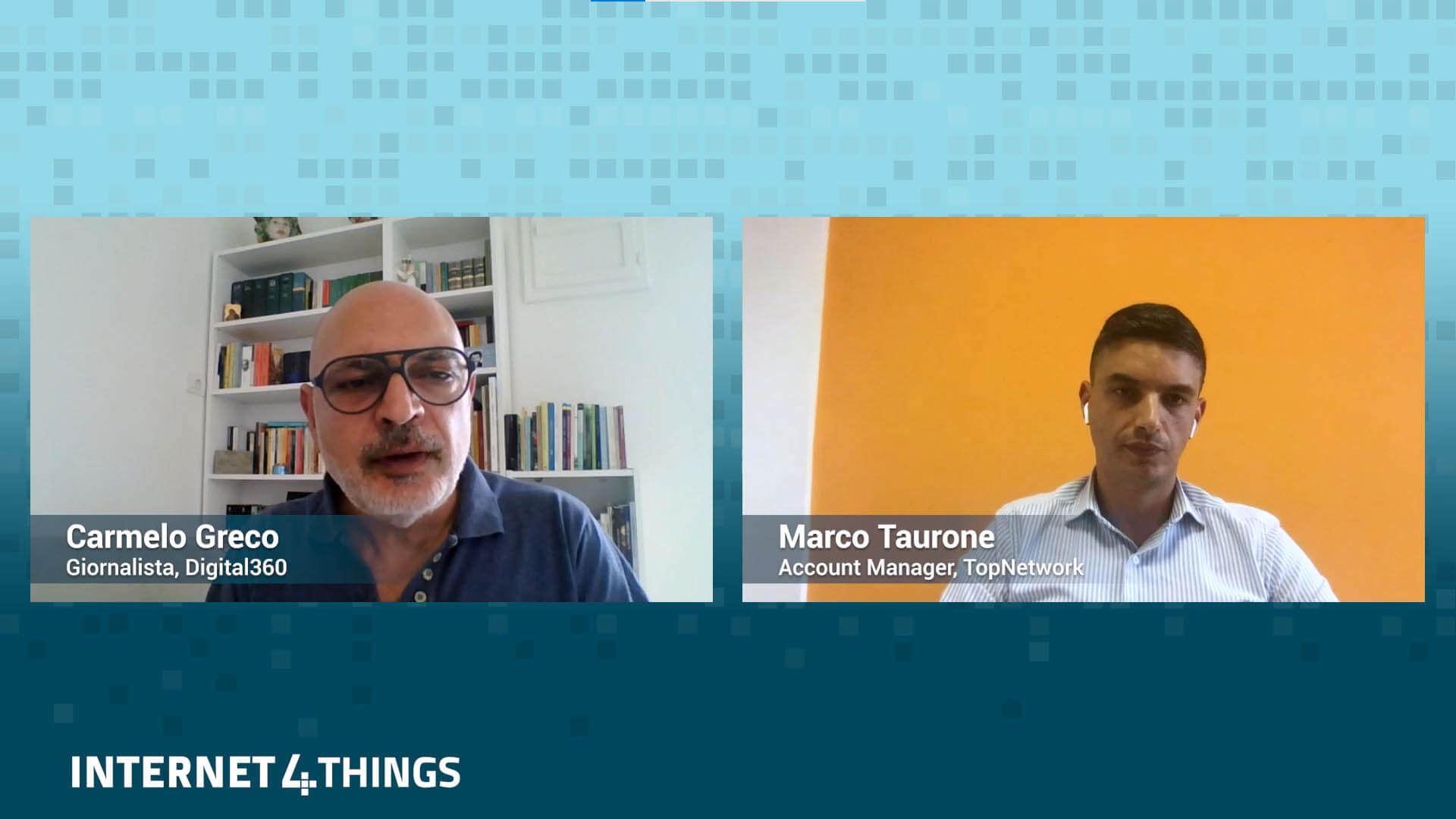 screenshot videointervista taurone topnetwork